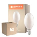 Multipack 6x Ledvance LED Bulb HQL LED FIL V E40 60W 9000lm - 840 Cool White | Replaces 125W