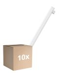 Multipack 10x Osram LEDinestra HD Lighting S14s 4.7W 470lm - 927 Extra Warm White | Best Colour Rendering - Dimmable - Replaces 40W