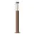 Nordlux Helix Pedestal Lamp Corten Brown | 150mm - IP44 - Suitable for GU10