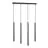 Emibig Pendant Selter Steel Black | Suitable for 4x G9 - Max 8W