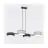 Emibig Pendant Drumz Steel Black | Suitable for 4x E14 - Max 10W