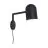 It's about RoMi Wall Light Marseille Iron Black | Suitable for 1x E27 