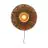 Good&Mojo Wall Light Bali Bamboo Black S | Suitable for 1x E27 