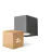 Duopack D'Lite Wall Light Vrebos Aluminium Black | Suitable for 1x GU10