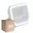 Multipack 12x Ledvance LED Floodlight Aluminium White 8W 1100lm 100D - 830 Warm White | IP66 - Symmetrical