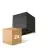 Duopack D'Lite Wall Light Elingen Aluminium Black 2.9W 170lm - 830 Warm White | IP65 - Battery-Powered - Light Sensor
