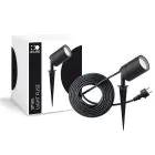 D'Lite Spike Light Fuse Power Cable Black | IP65 - Suitable for 1x GU10 | incl. cable 2 Meter